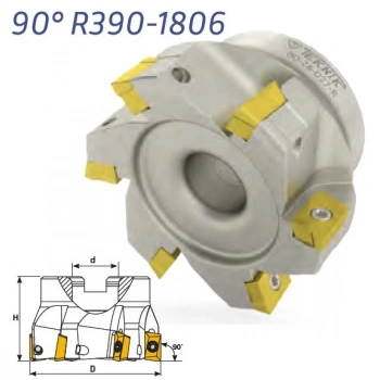 90° R390 1806 Tarama Kafası