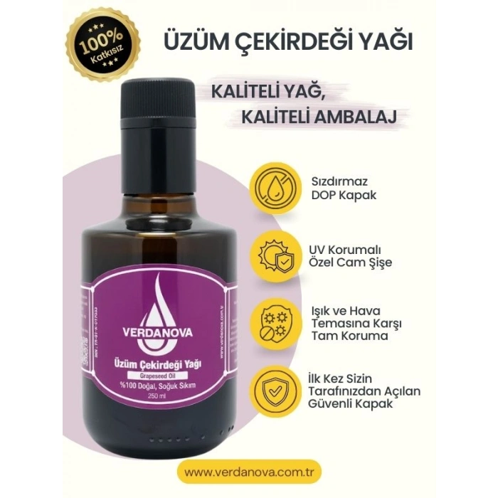 ÜZÜM ÇEKİRDEĞİ YAĞI 500-250 ml.
