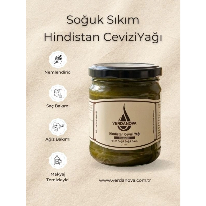 HİNDİSTAN CEVİZİ YAĞI 212 ml.