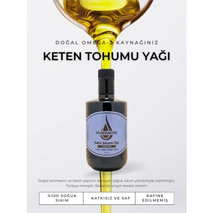 KETEN TOHUMU YAĞI 500-250 ml.