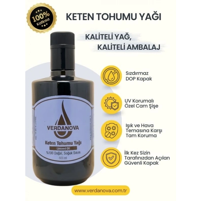 KETEN TOHUMU YAĞI 500-250 ml.