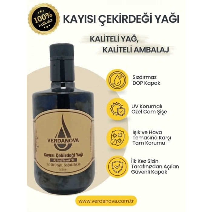 KAYISI ÇEKİRDEĞİ YAĞI 500-250 ml.