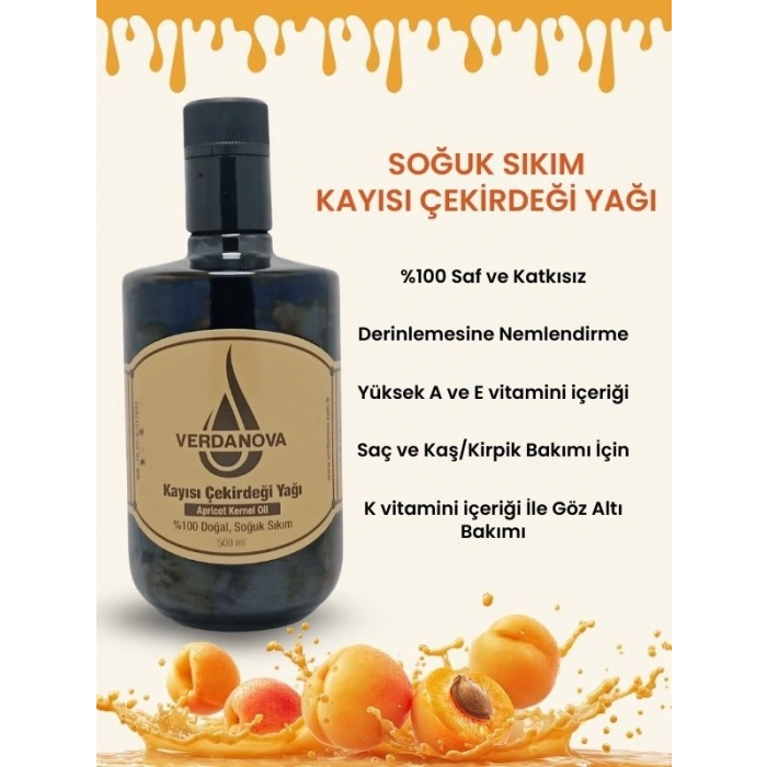 KAYISI ÇEKİRDEĞİ YAĞI 500-250 ml.