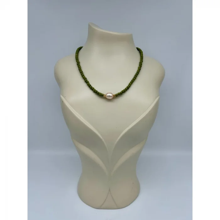 İnci Cam Boncuk Kolye