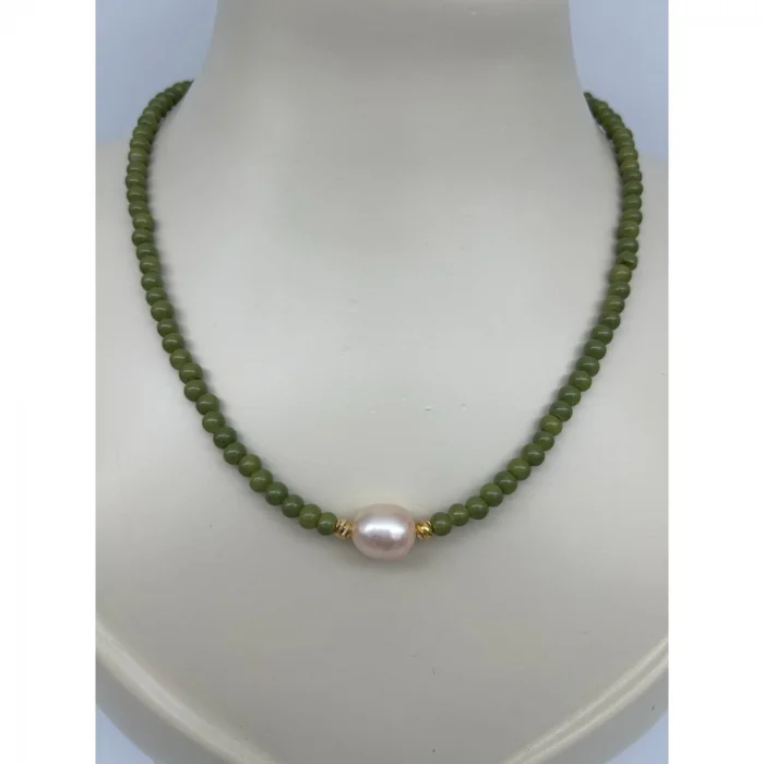 İnci Cam Boncuk Kolye