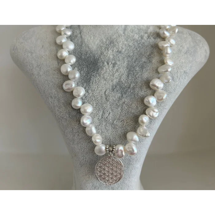 İnci 925 Ayar Gümüş Kolye