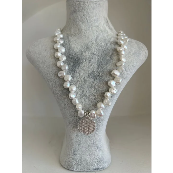 İnci 925 Ayar Gümüş Kolye