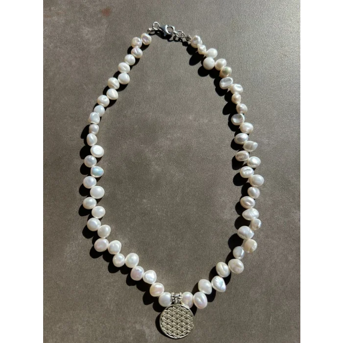 İnci 925 Ayar Gümüş Kolye