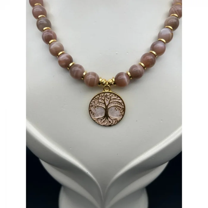 AyTaşı Hayat Ağacı Uçlu Kolye