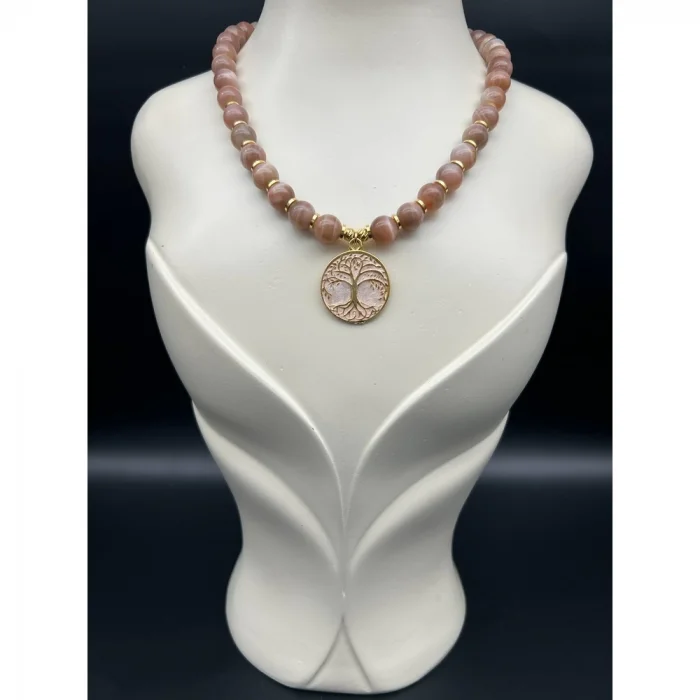 AyTaşı Hayat Ağacı Uçlu Kolye