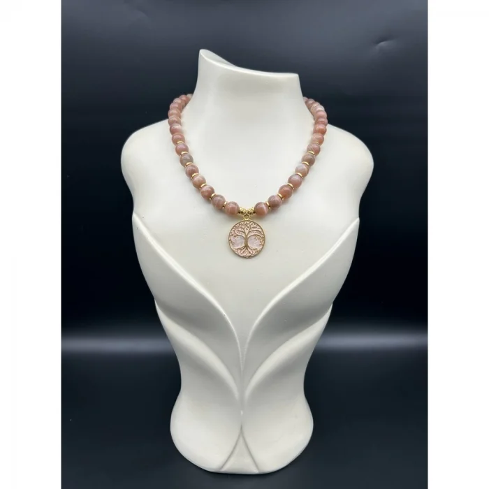 AyTaşı Hayat Ağacı Uçlu Kolye