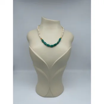 Amazonit İnci Kolye