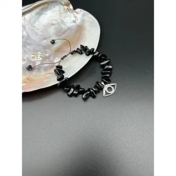 Oniks Göz Uçlu Bileklik