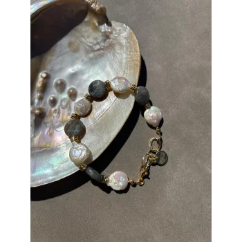 İnci Labradorit Bileklik