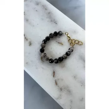 Zebra Jasper Bileklik