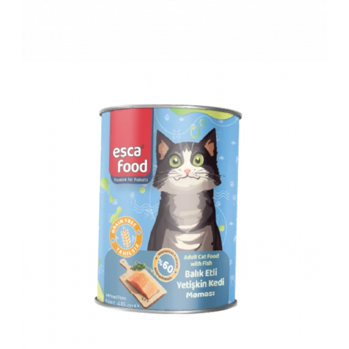 BALIK ETLİ YETİŞKİN KEDİ MAMASI 415gr