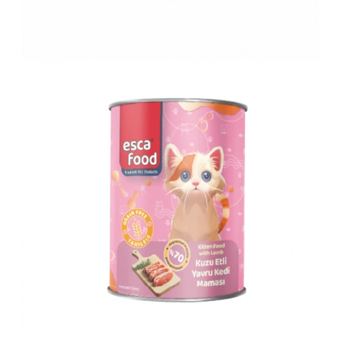 KUZU ETLİ YAVRU KEDİ MAMASI 415gr