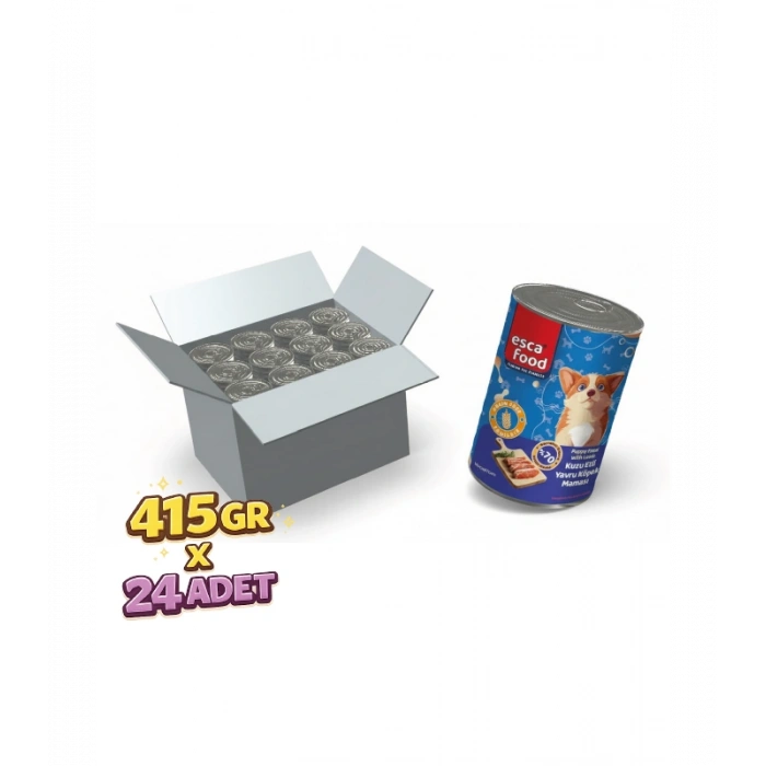 KUZU ETLİ YAVRU KÖPEK MAMASI 415gr