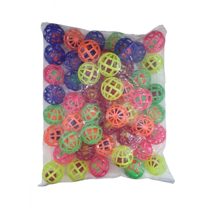 KEDİ OYUN TOPU ÇINGIRAKLI KAFES DESEN