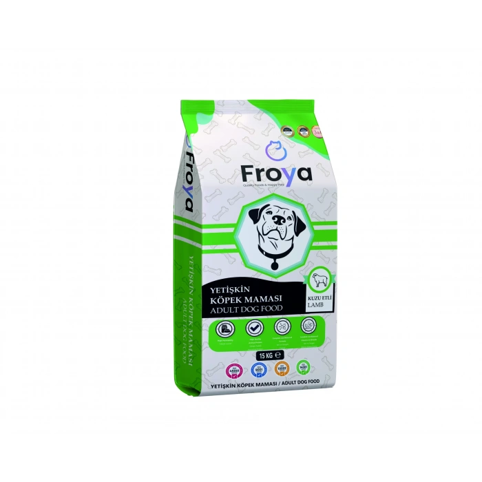 FROYA YETİŞKİN KÖPEK KUZULU 15 KG MAMA