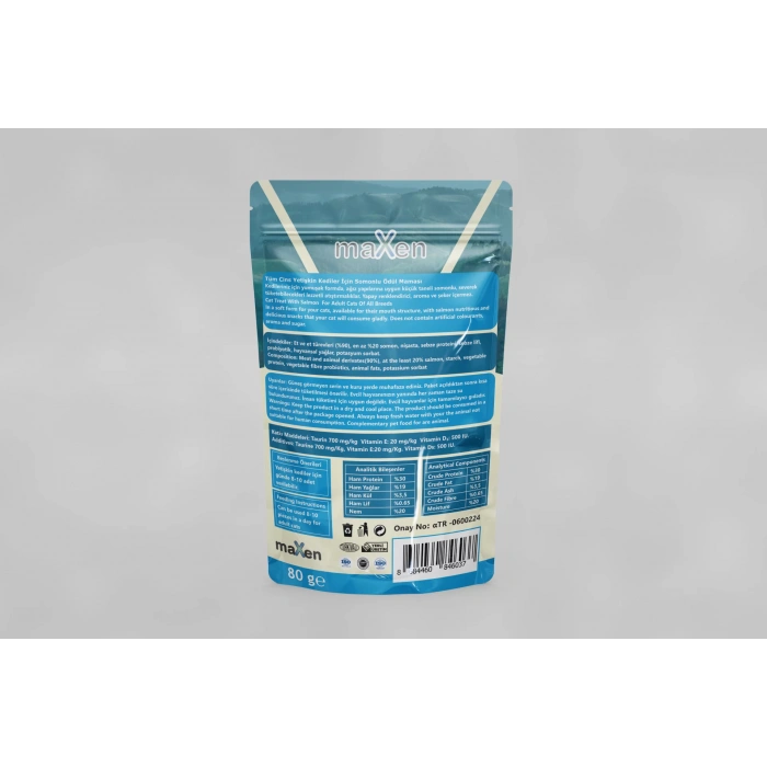 MAXEN BALIK ETLİ KEDİ ATIŞTIRMALIĞI 80GR