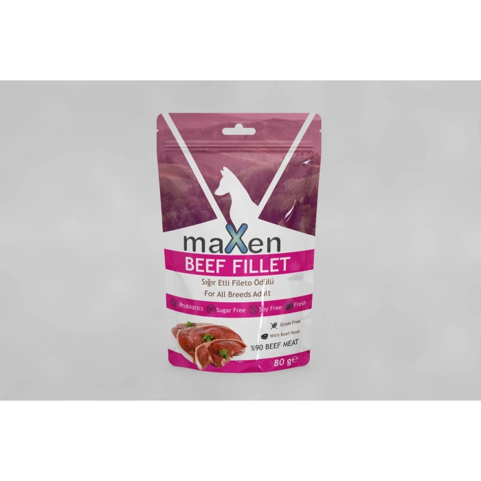 MAXEN SIĞIR ETLİ FİLETO KÖPEK ÖDÜLÜ 80GR
