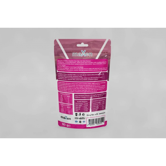 MAXEN SIĞIR ETLİ FİLETO KÖPEK ÖDÜLÜ 80GR
