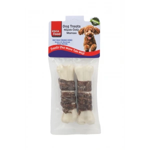 ESCA FOOD DANA ETLİ PRES KEMİK 12,5 SANTİMETRE 55 GRAM 2Lİ KÖPEK ÖDÜL MAMASI