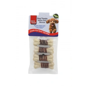 ESCA FOOD DANA ETLİ PRES KEMİK 7 SANTİMETRE 25 GRAM 4LÜ KÖPEK ÖDÜL MAMASI