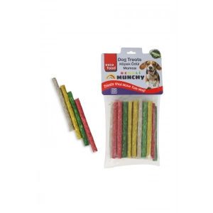 ESCA FOOD MUNCHY RENKLİ 12 CM 8 GR*25li KÖPEK ÖDÜL MAMASI