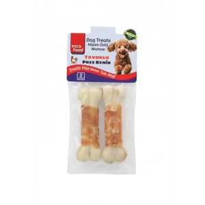 ESCA FOOD TAVUKLU PRES KEMİK 12,5 SANTİMETRE 2’Lİ 100 GRAM KÖPEK ÖDÜL MAMASI