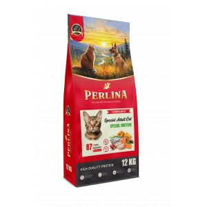 Perlina Special Adult Karışık Kedi Maması, Yüksek Protein, Düşük Tahıllı, 12 Kg, 12 Ay ve Üzeri