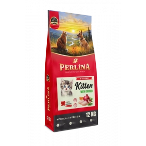 Perlina Yavru Kedi Maması, Tavuklu, Yüksek Protein, 12 kg