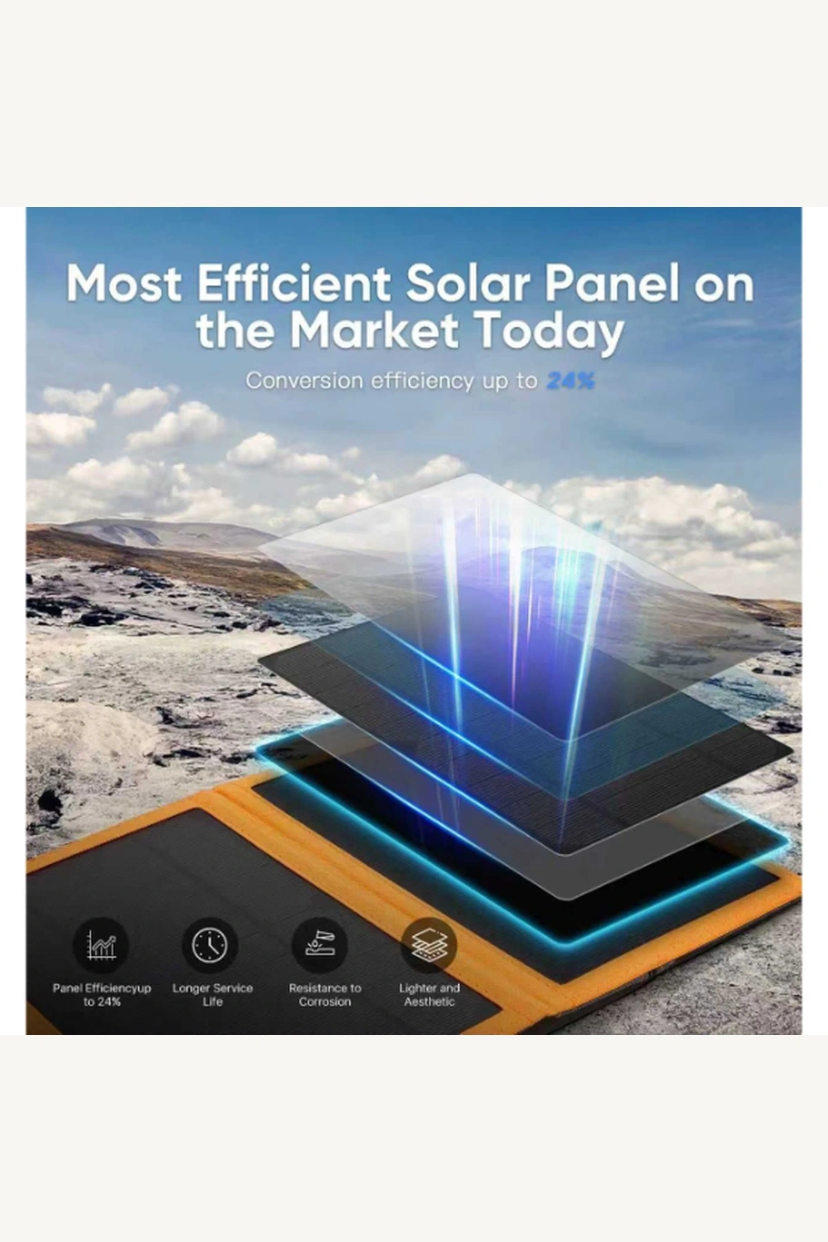 10000 mAh Yüksek Kapasiteli Solar Güneş Enerjili Kickstand Destekli Kamp Seyahat Powerbank