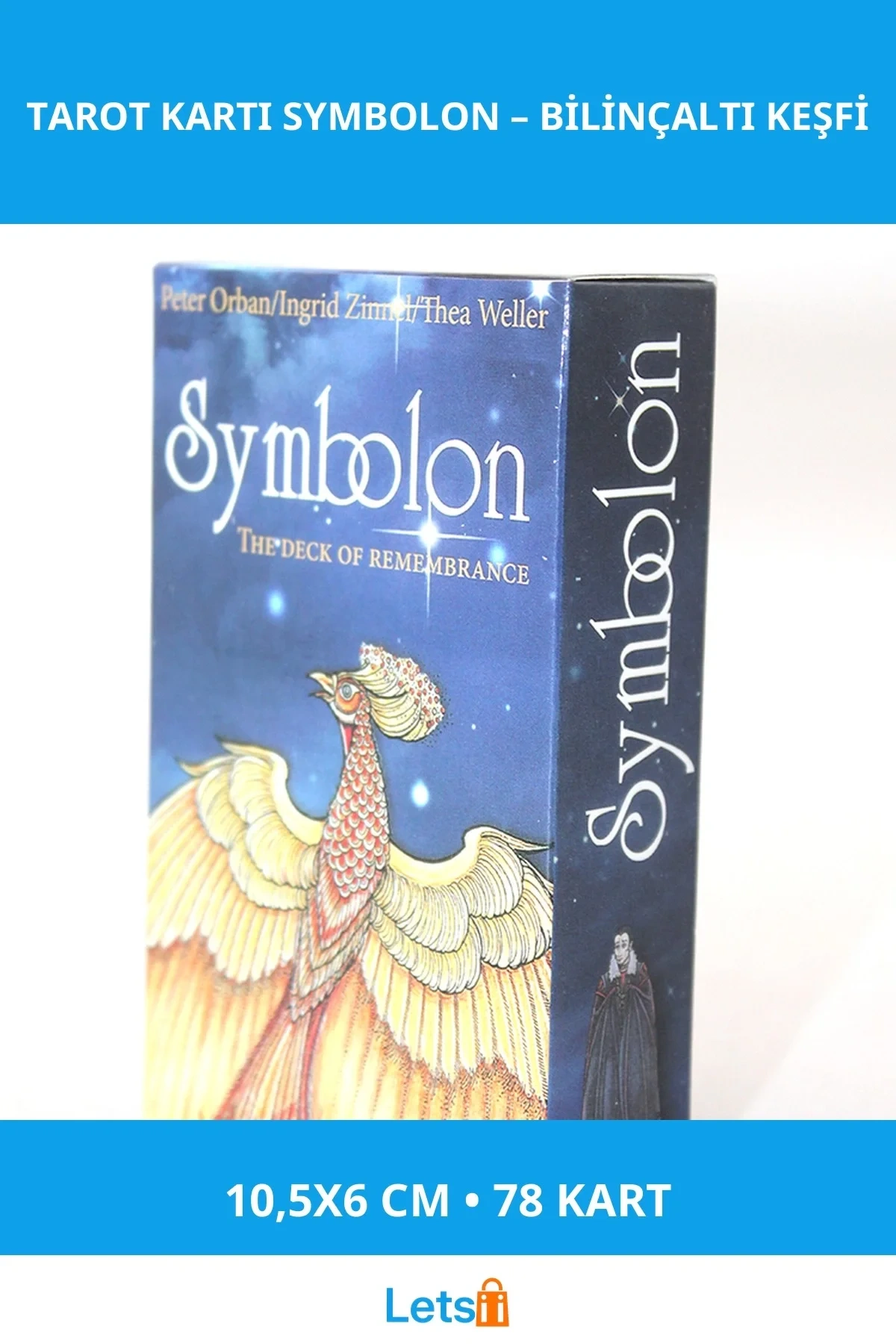 10,5x6 cm Kaliteli Symbolon Tarot Kartı