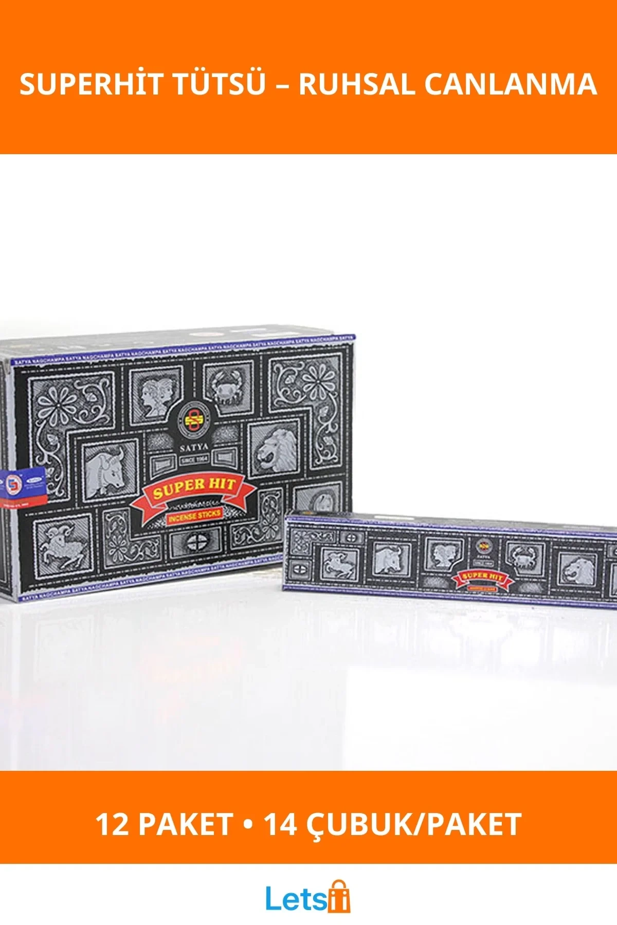 12 Paket Süperhit Aromalı Tütsü Seti Zihinsel Rahatlama ve Enerji Artışı İçin