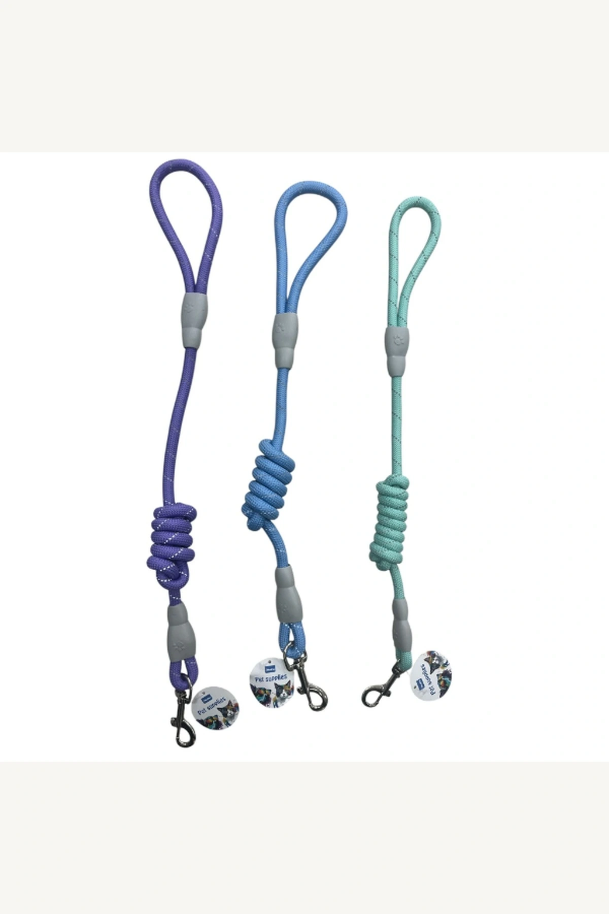 12mm x 120cm Güçlü Fitil Köpek ve Kedi Gezdirme Tasması