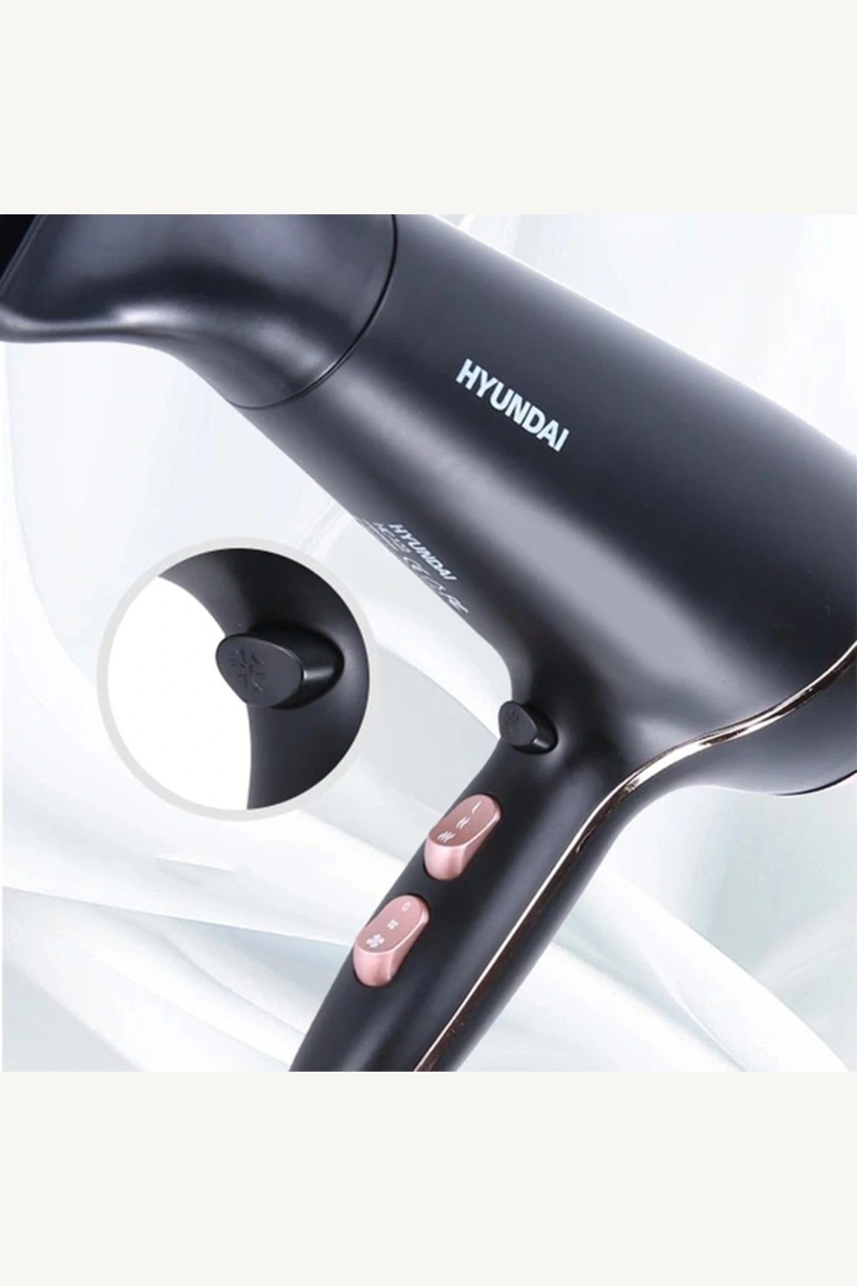 1800W İyon Teknolojili, 3 Sıcaklık ve Soğuk Hava Ayarlı Profesyonel Saç Kurutma Makinesi