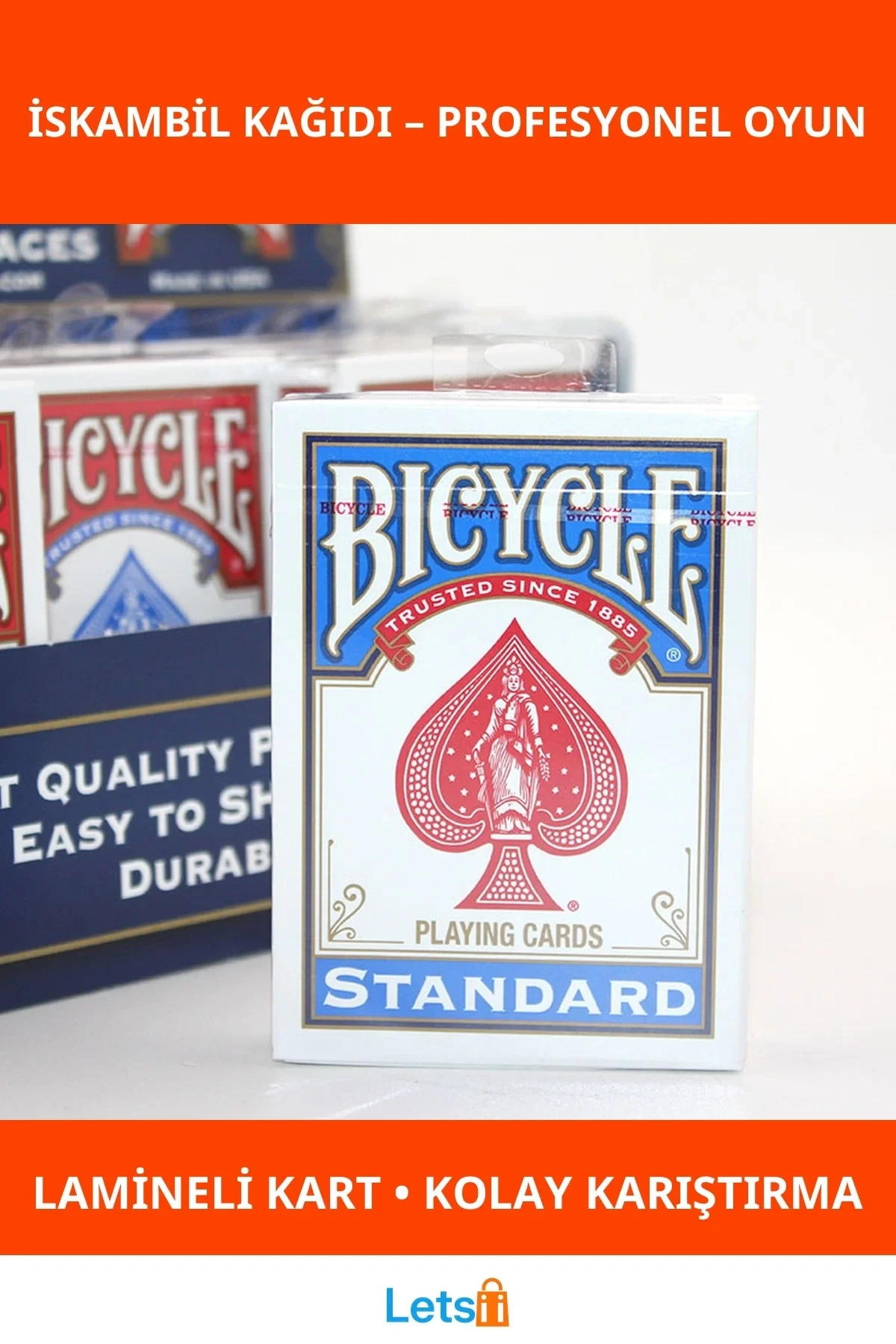 1.Kalite Dayanıklı İskambil Kağıdı Oyun Seti