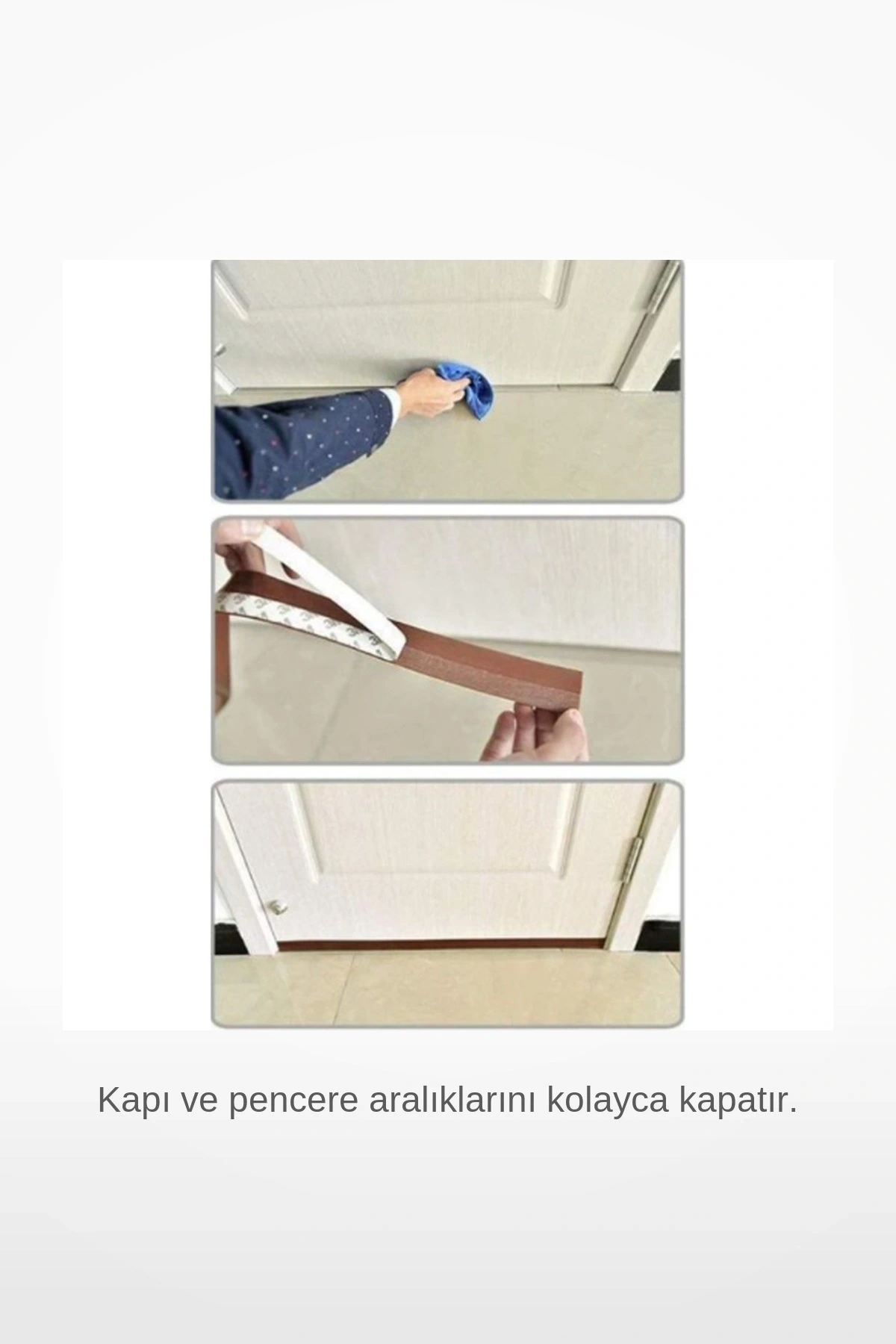 3 Metre Kapı Pencere Rüzgar Toz Böcek Engelleyici Yalıtım Bandı