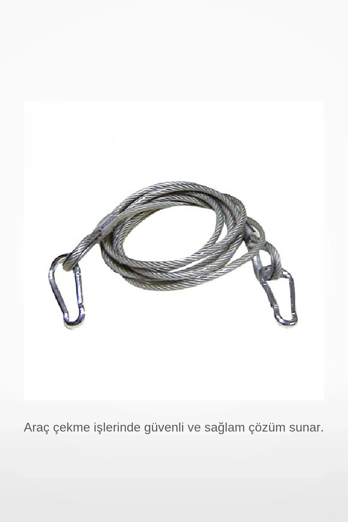 3.5 Ton Çelik Örgü Kablolu Oto Çekme Halatı