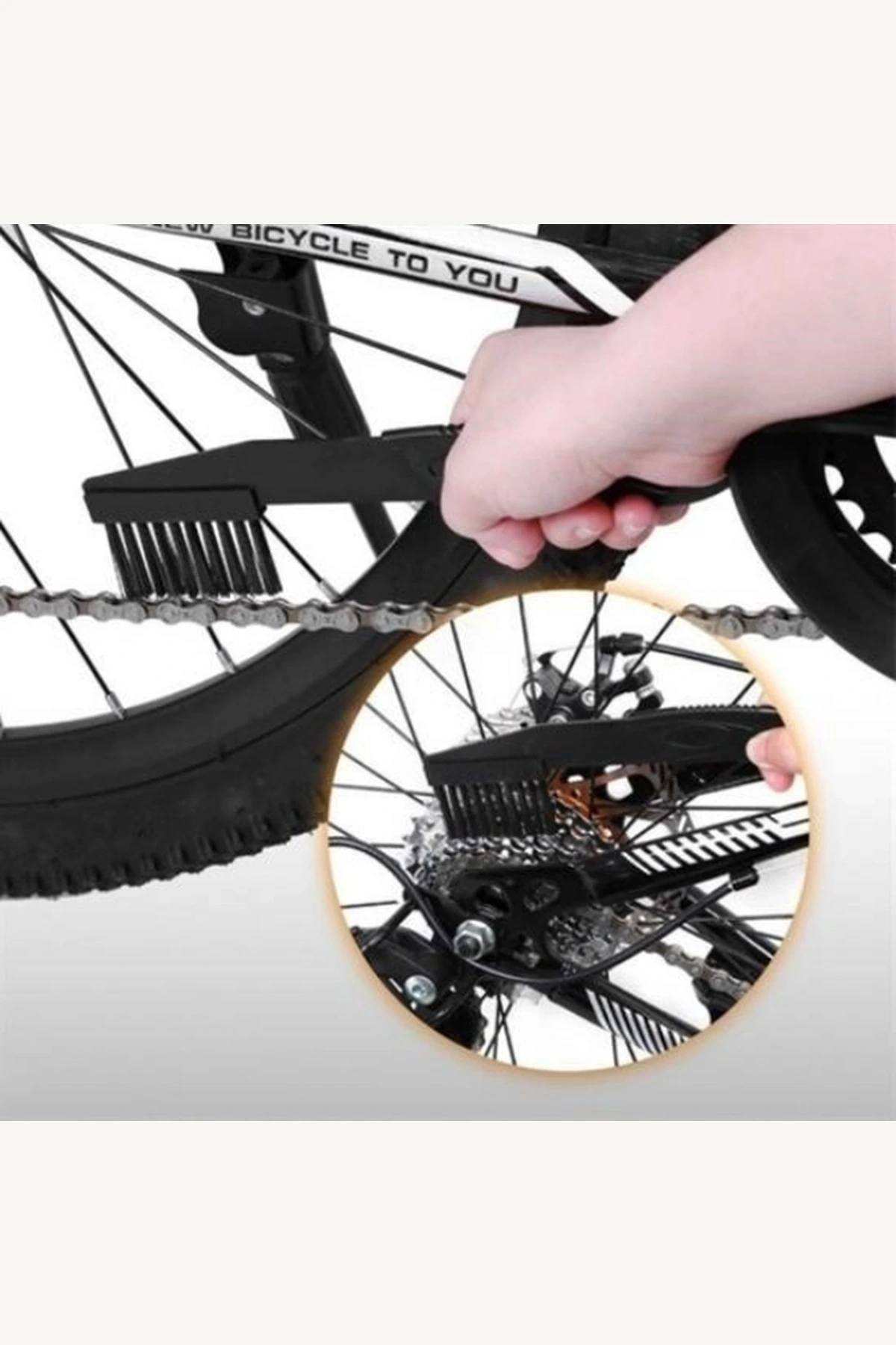 4 Parça Bisiklet Zincir Dişlisi Temizleme Bakım Seti