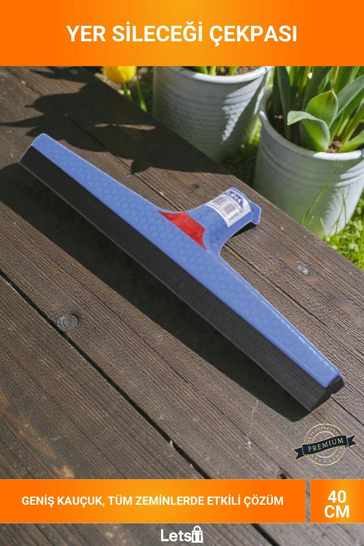 40 cm Profesyonel Yer Sileceği Çekpası