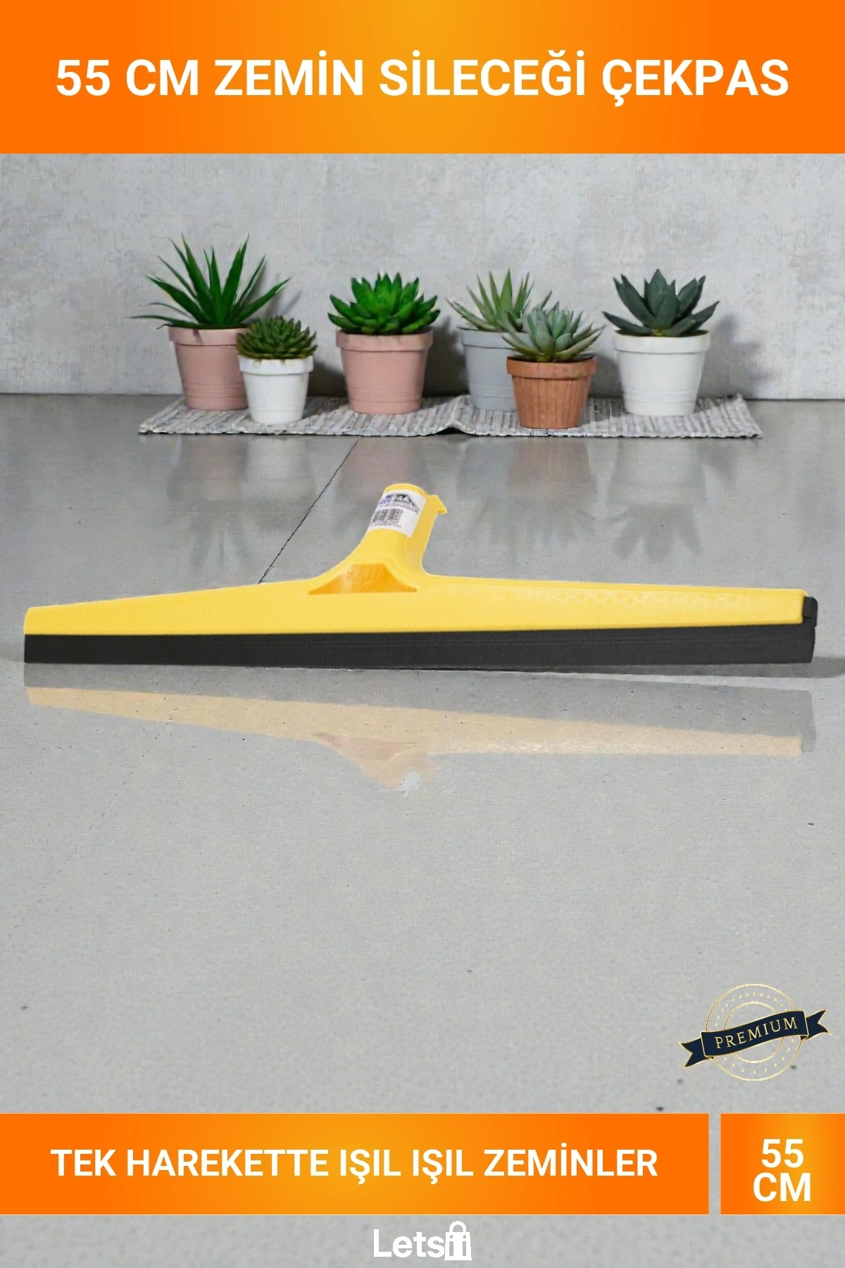 55 cm Geniş Yüzey Zemin Sileceği Çekpas
