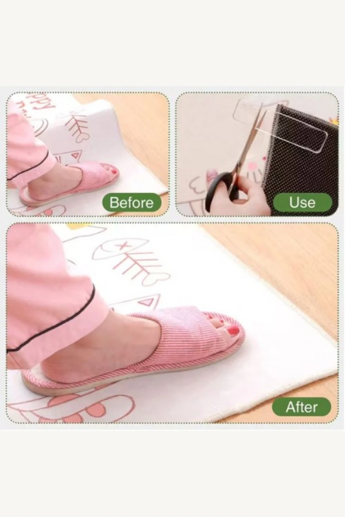 60 Adet Kolay Açılır Güçlü Çift Taraflı Nano Bant 18mm x 50mm