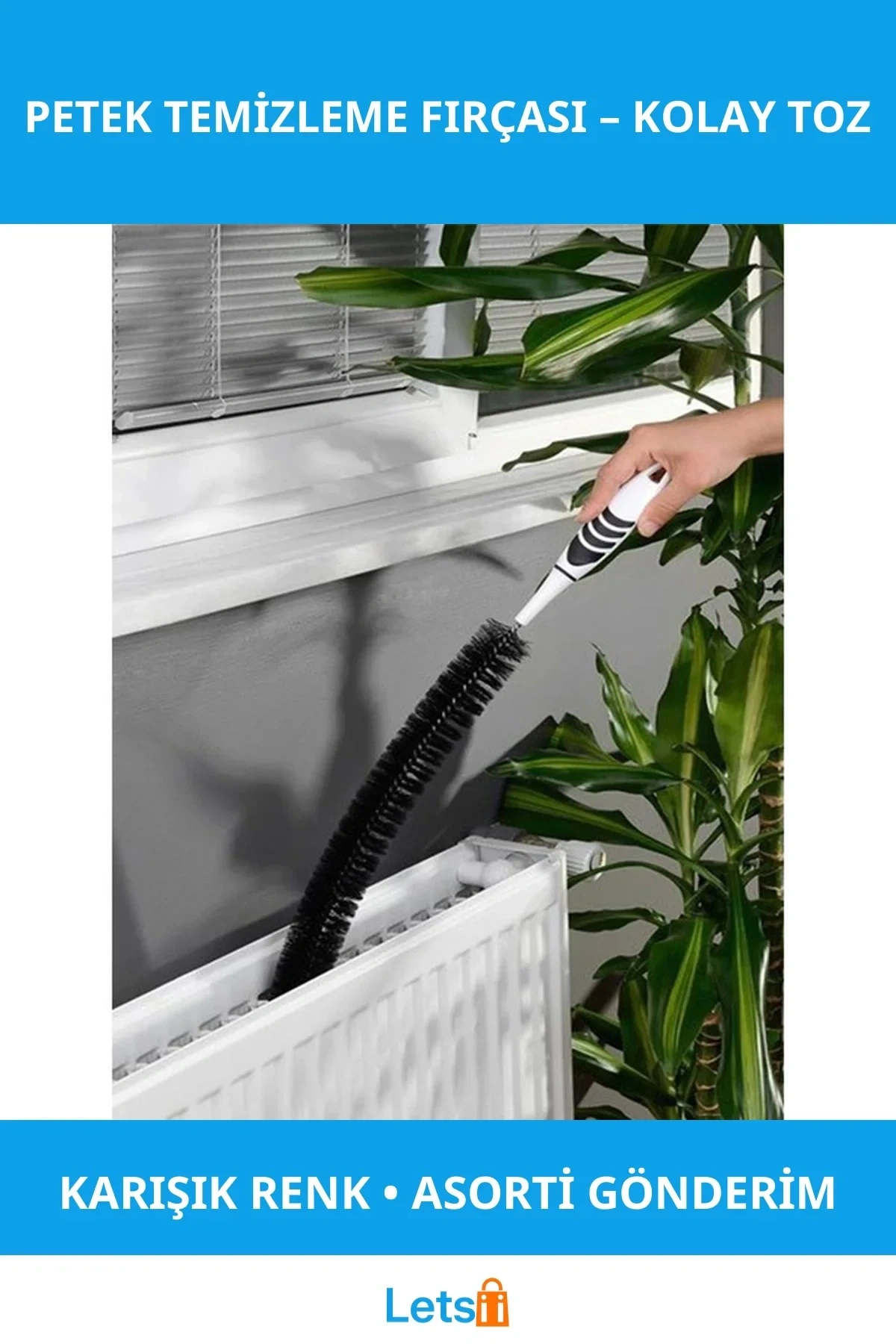 60 cm Kalorifer Peteği Temizlik Fırçası