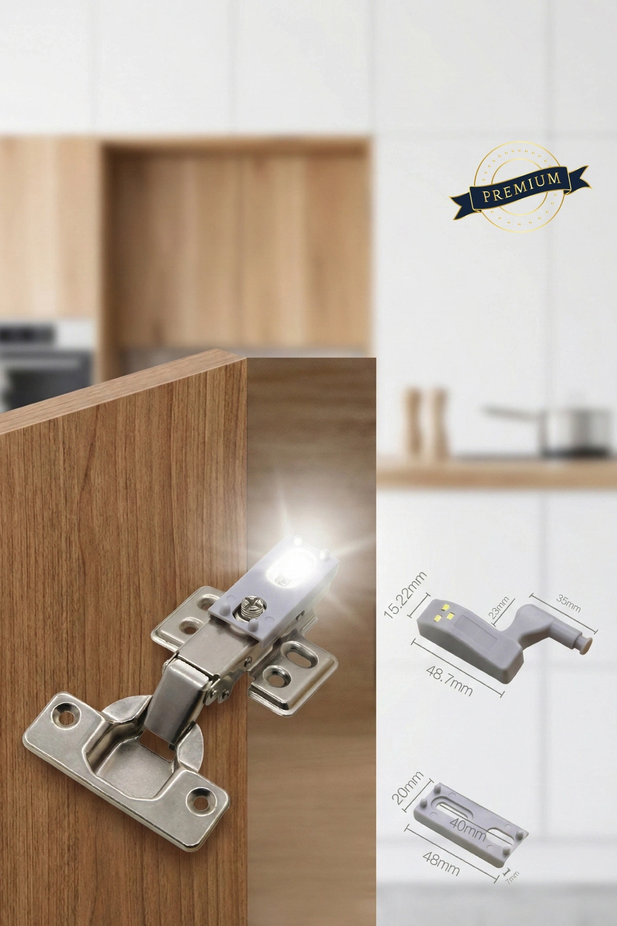 Otomatik Sensörlü LED Dolap İçi Aydınlatma Lambası