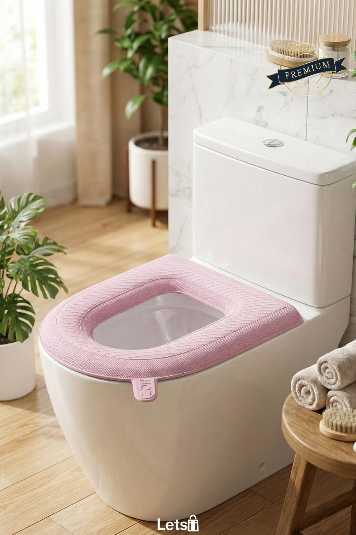 Yumuşak Kaymaz Silikon Klozet Tuvalet Kılıfı