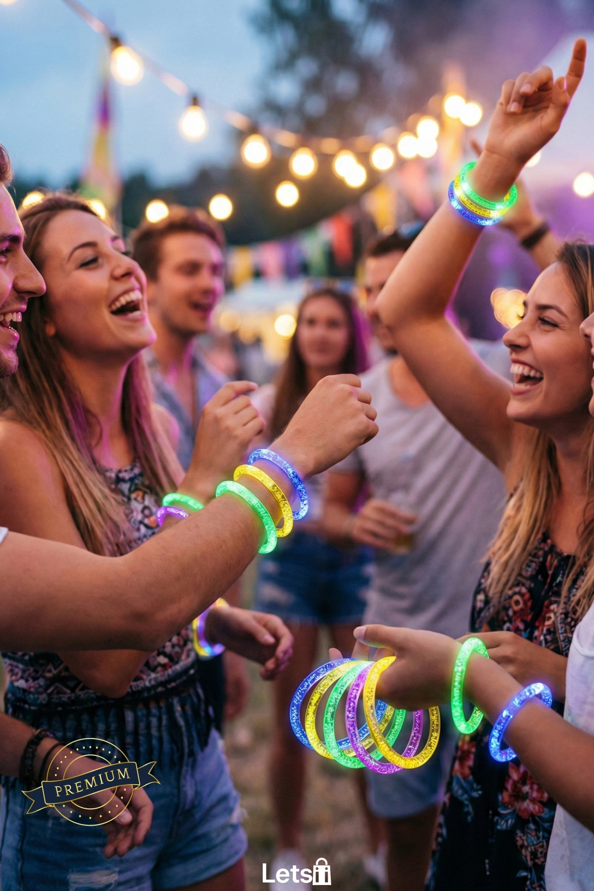 LED Işıklı Eğlenceli Pilli Bileklik