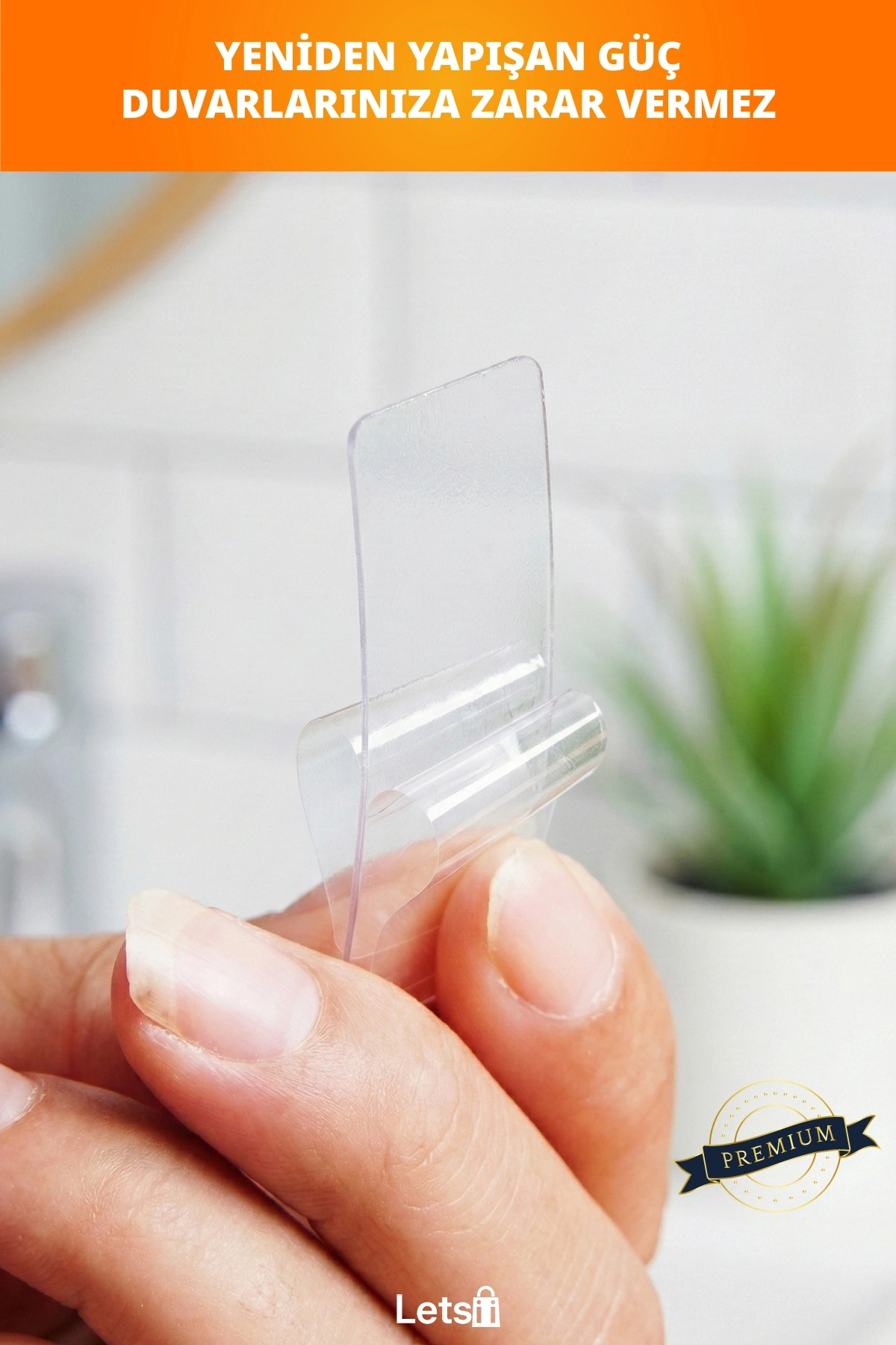 Nano PU Jel Çift Taraflı Yıkanabilir Bant 60 Parça